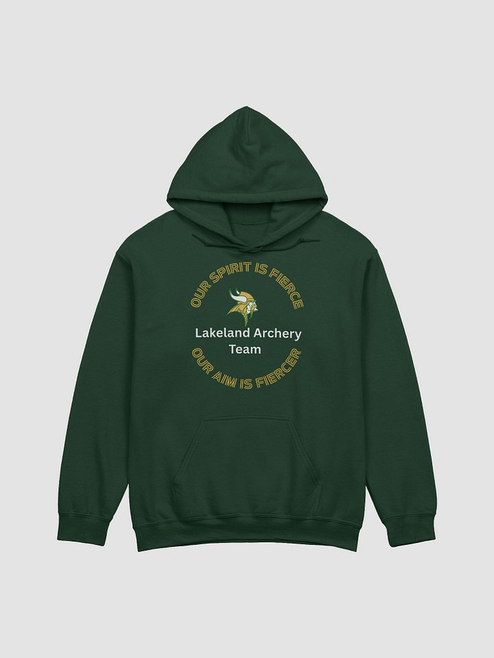 Our Spirit is Fierce, Our Aim is Fiercer - Lakeland R-3 Archery Hoodie product image (1)