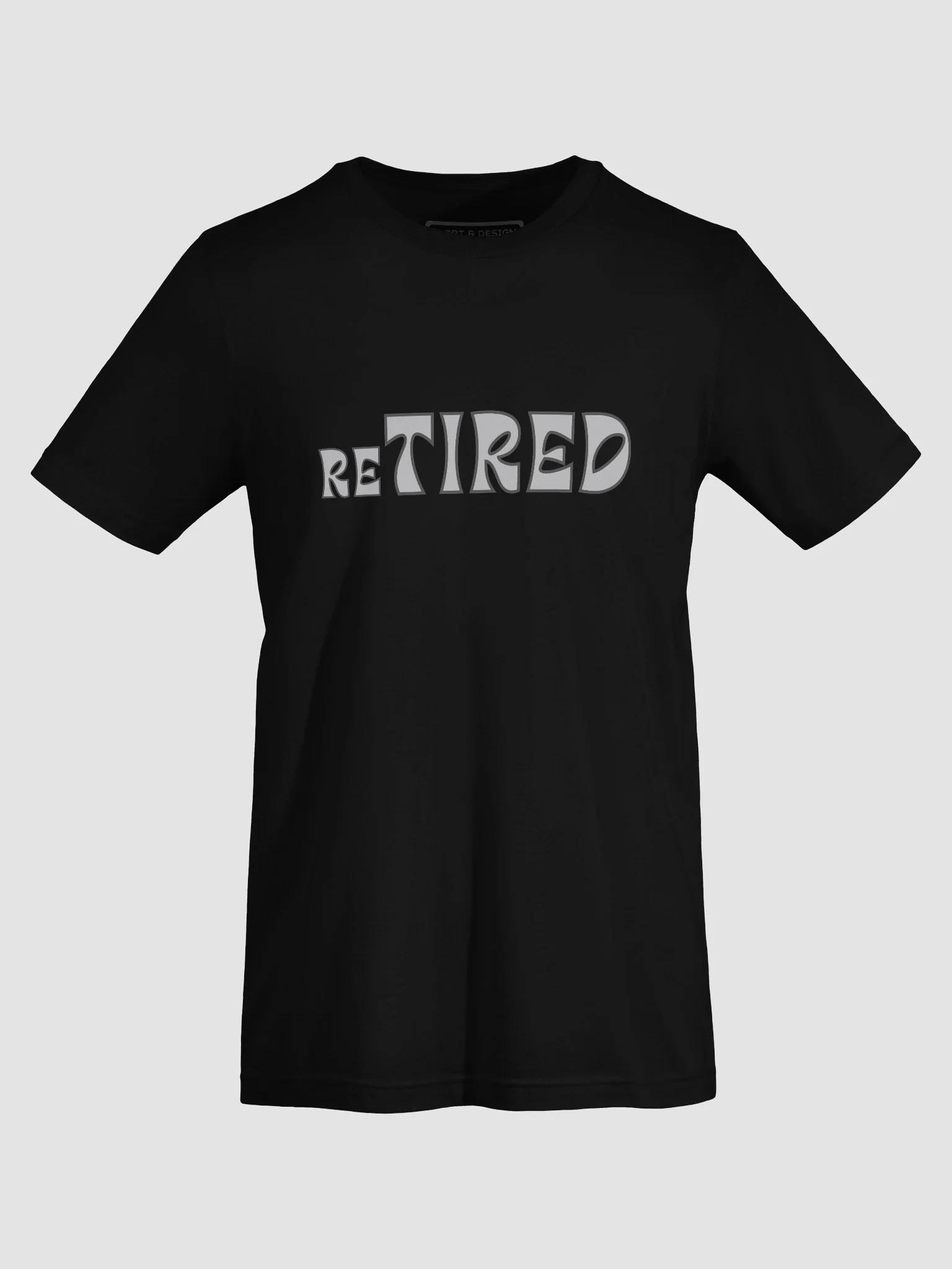 Stylish RETIRED Typography T-Shirt product image (7)