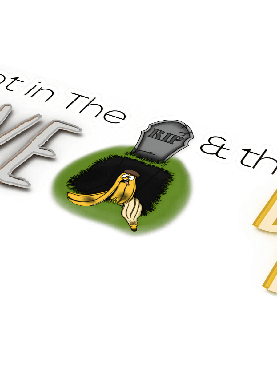 One Foot in the Grave Landscape Sticker/Decal product image (4)