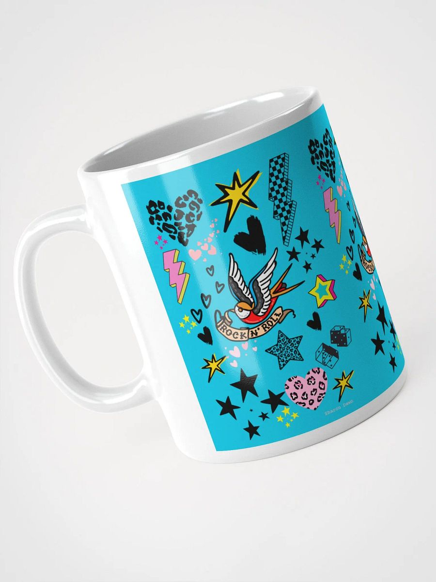 Rock N Roll Tattoo Print Mug - 3 sizes available product image (3)