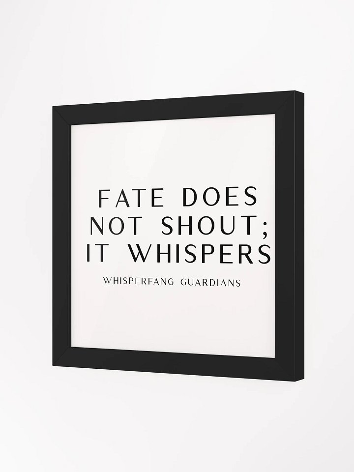 Whispering Fangs Proverb Framed Collection - Fate product image (2)