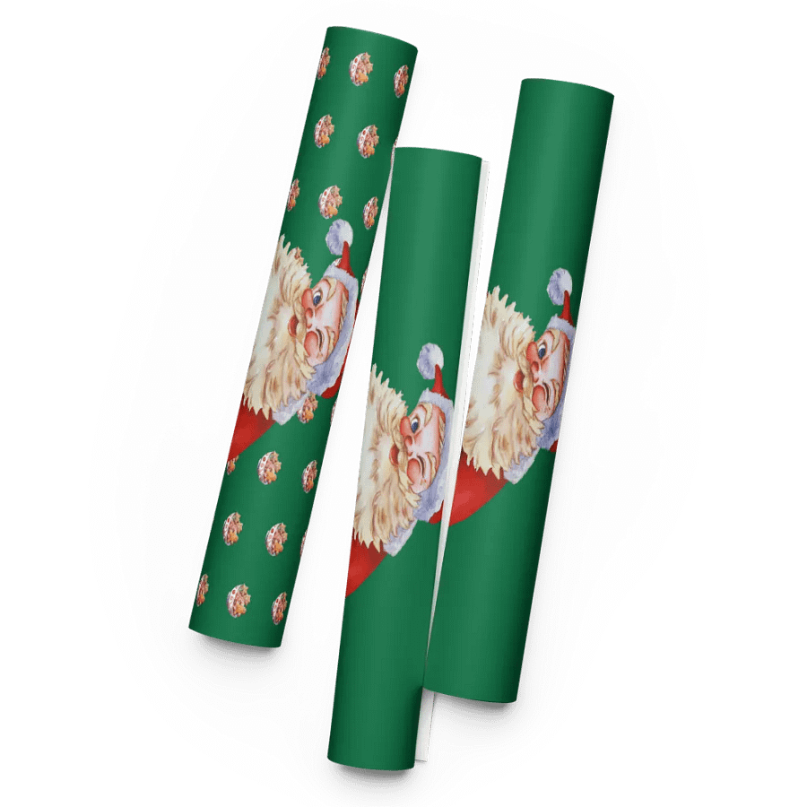 Jolly Santa Wrapping Paper Set product image (7)