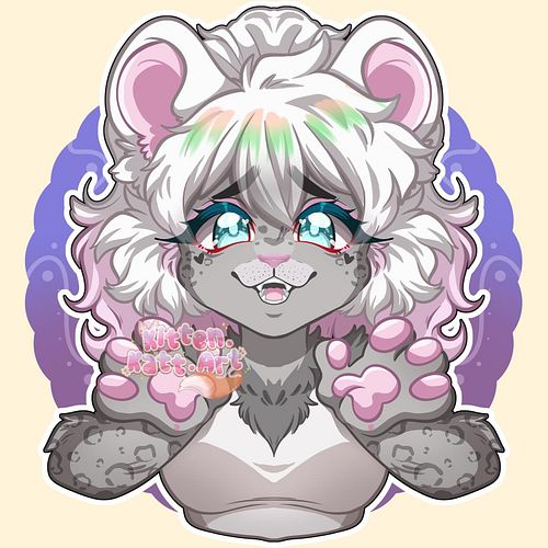 .
3/4 art trade with @cactoros of their OC, Lucille! I love drawing furries so much ahhhh, especially soft babies like Luci 💖...