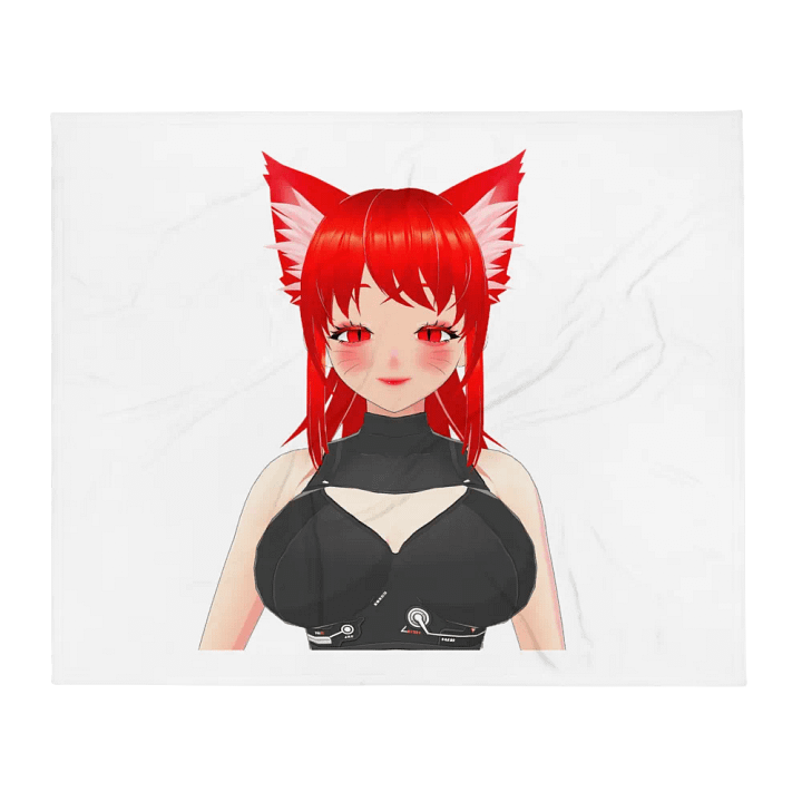 Foxy Red Throw Blanket product image (2)
