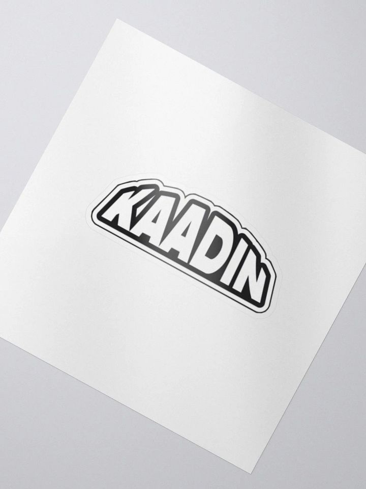 Kaadin - Black and White Sticker product image (2)