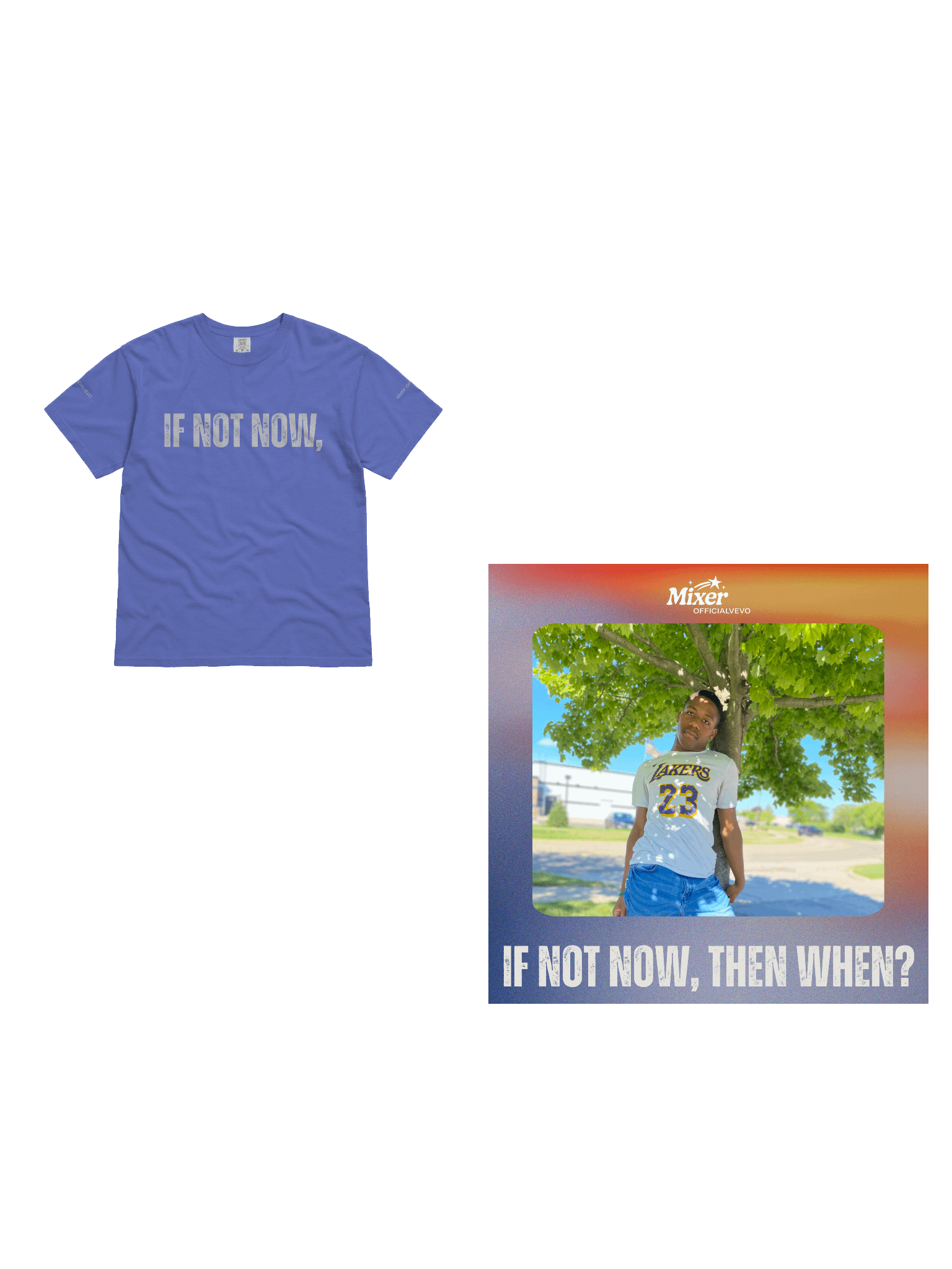 IF NOT NOW, THEN WHEN? TEE + Digital Album Bundle product image (1)