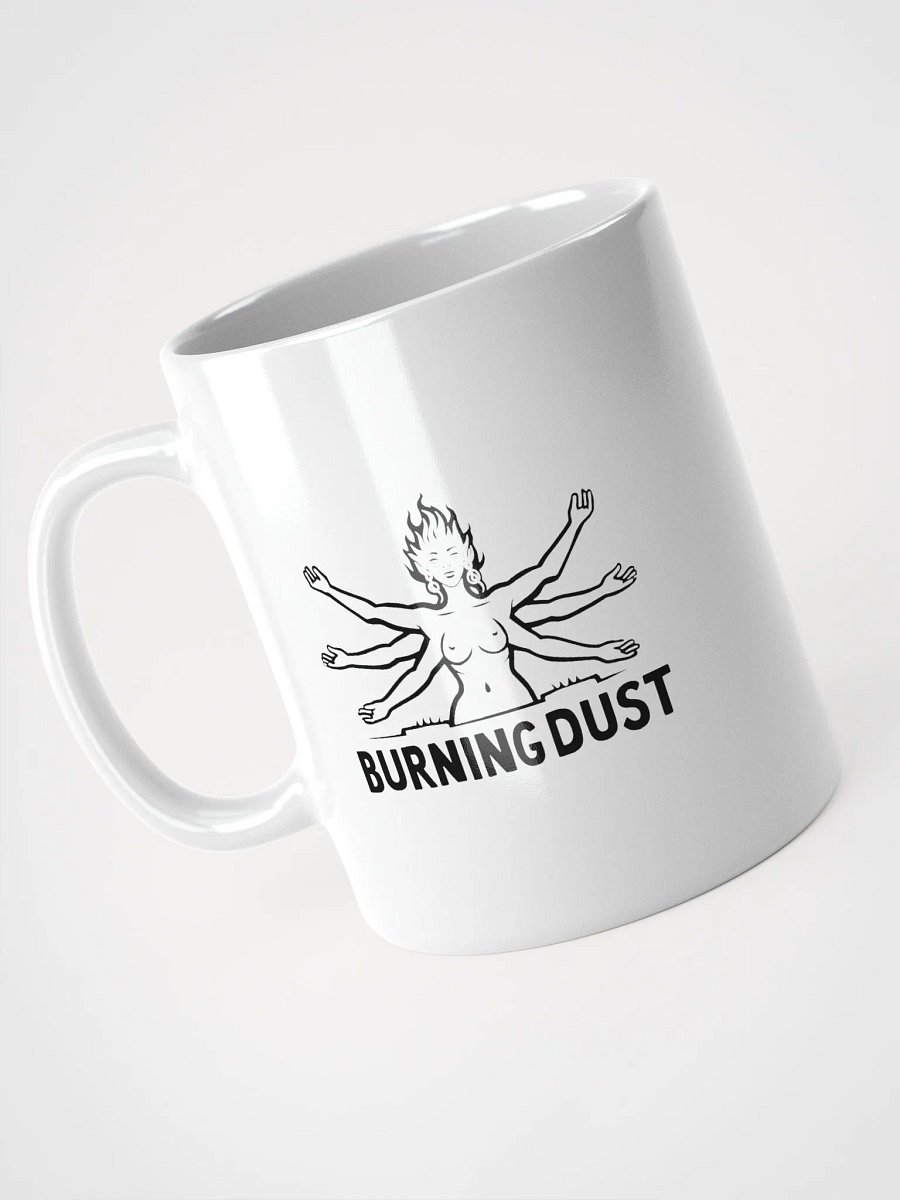 Burning Dust White Glossy Mug product image (7)