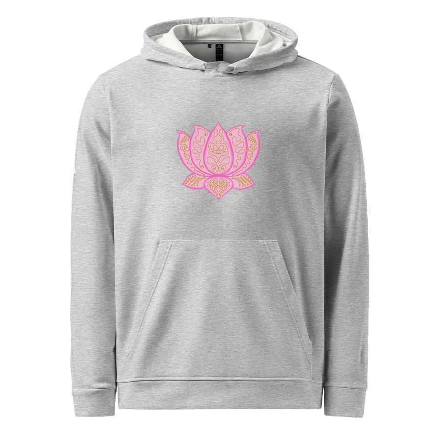 Lotus Serenity Gold-Trimmed Hoodie product image (1)
