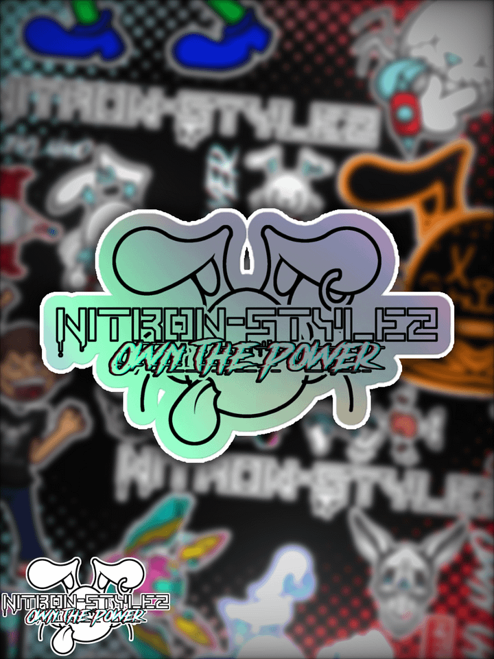 Nitron-Stylez - Logo Holo Sticker product image (1)
