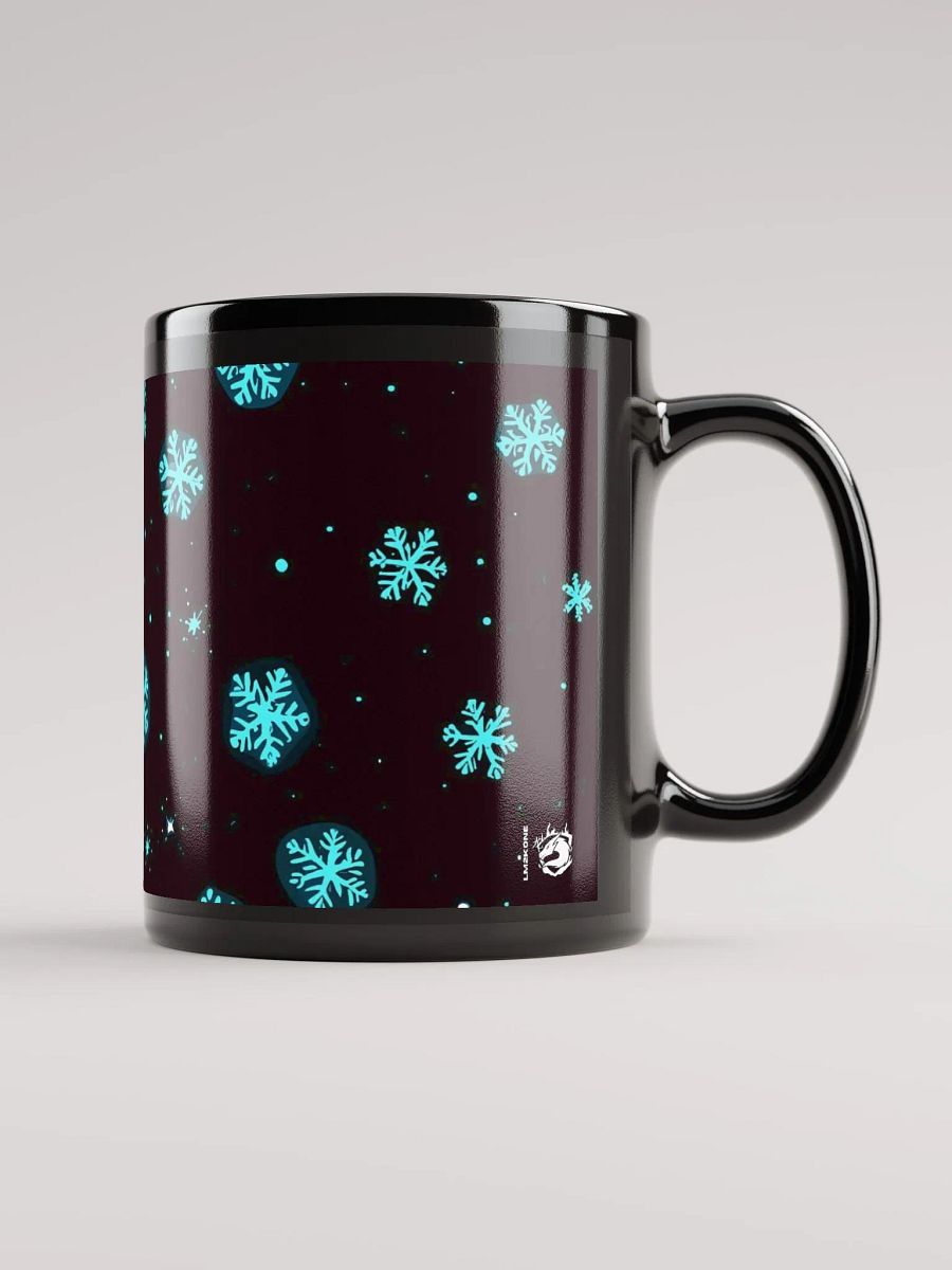 Starry Snowflake Black Mug product image (3)