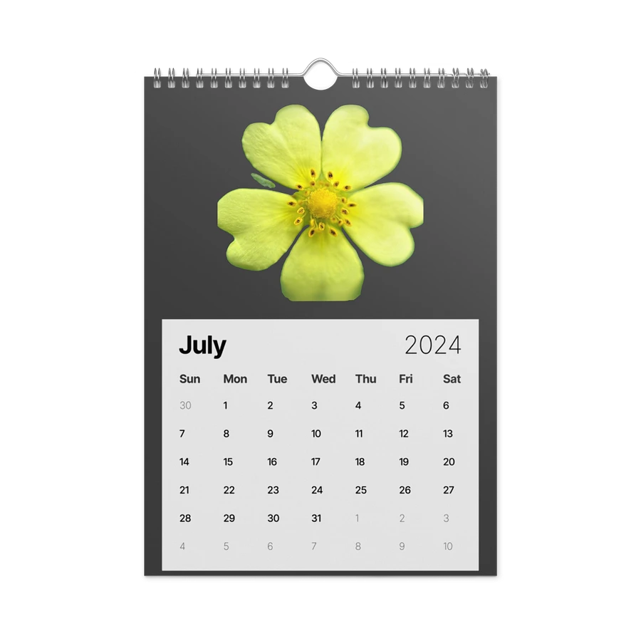 Isolated Flowers 2024 Calendar product image (19)