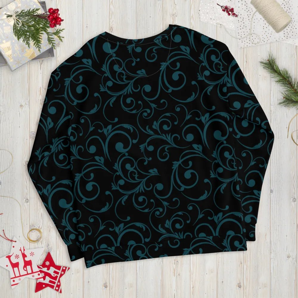 Dark Teal Twirl Sweatshirt product image (12)