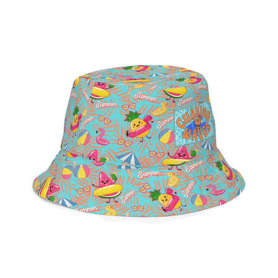 Cool Stripes and Fun Vibes Reversible All-Over Print Bucket Hat product image (9)