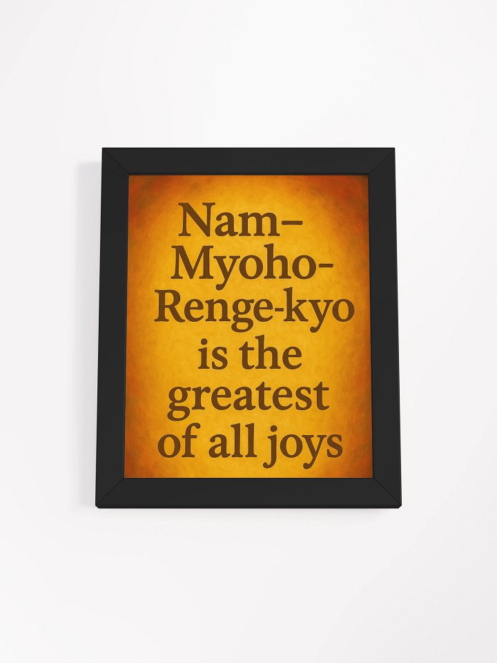 Nam-Myoho-Renge-Kyo Wall Art product image (21)