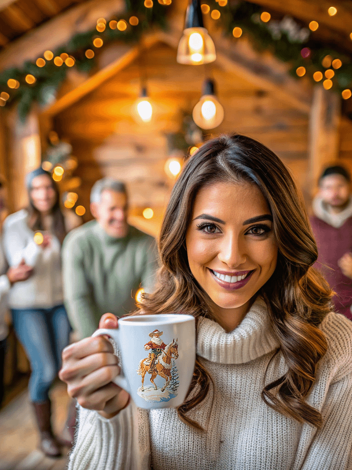 Cowboy Santa Rider Mug product image (2)