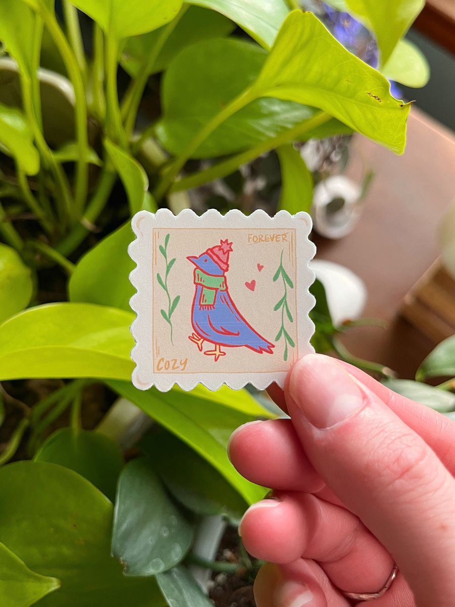 cozy bird stamp product image (2)