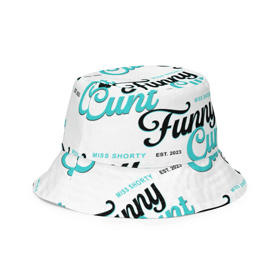 Reversible Bucket hat With Bold Pink Short and Funny C!nt product image (3)