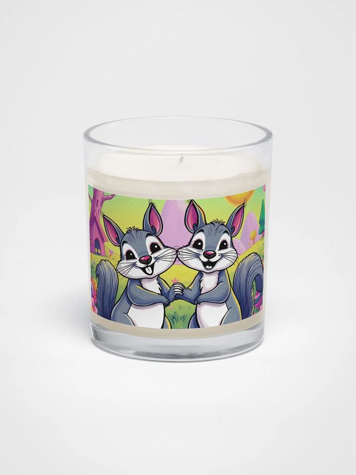 Whimsical Squirrel Friends Soy Wax Candle product image (1)