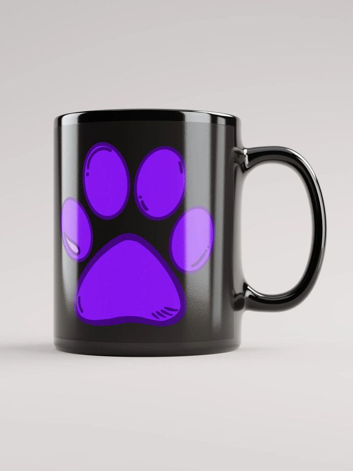 Black Purple Paw Mug product image (2)
