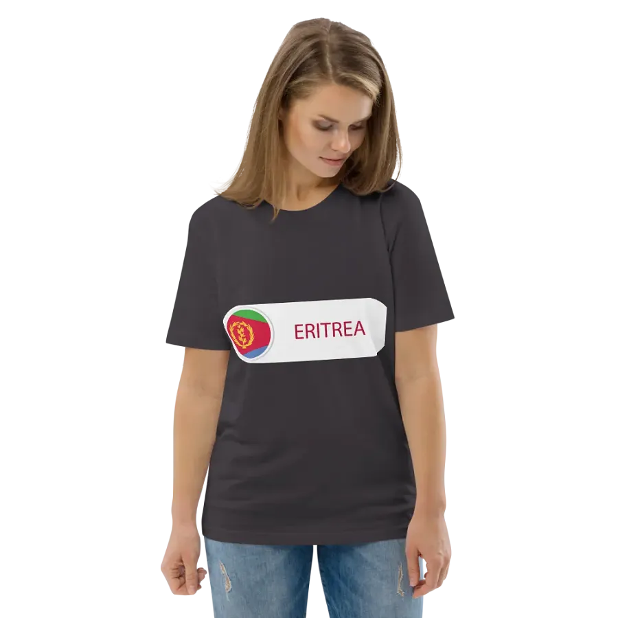 Eritrea Flag Emblem Organic Tee product image (140)