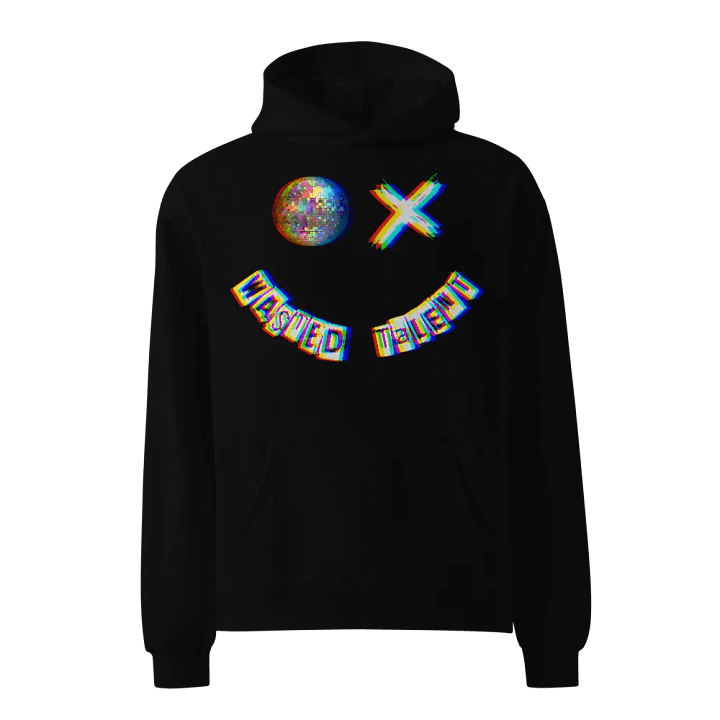 OG WASTED TALENT GLITCH SMILEY PREMIUM HOODIE product image (1)