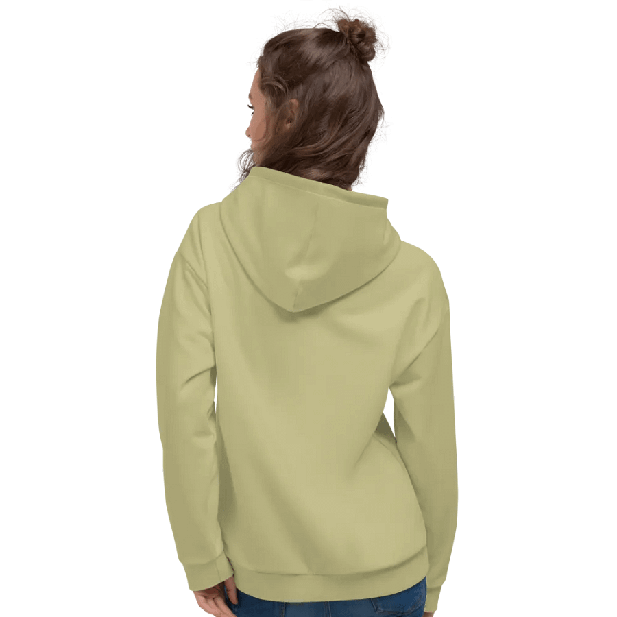 Plain Medium Yellow True Summer Unisex Recycled Polyester Heavyweight Premium Hoodie by Treasure Pie product image (10)