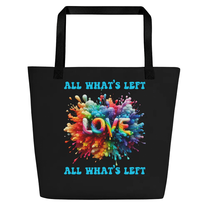 All what's left, Love tote bag product image (2)