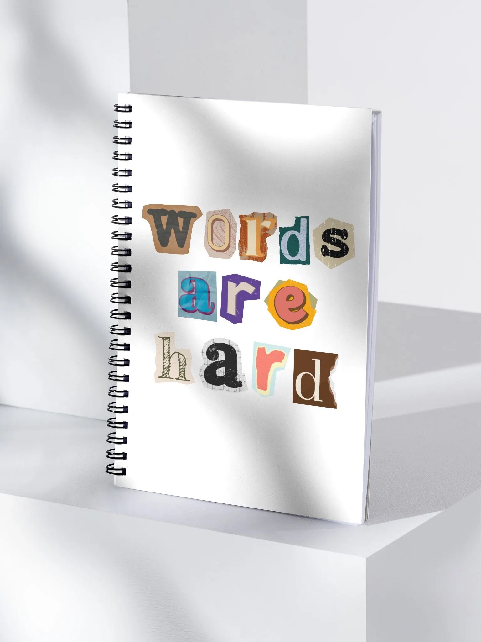 WORDS ARE HARD Notebook product image (4)