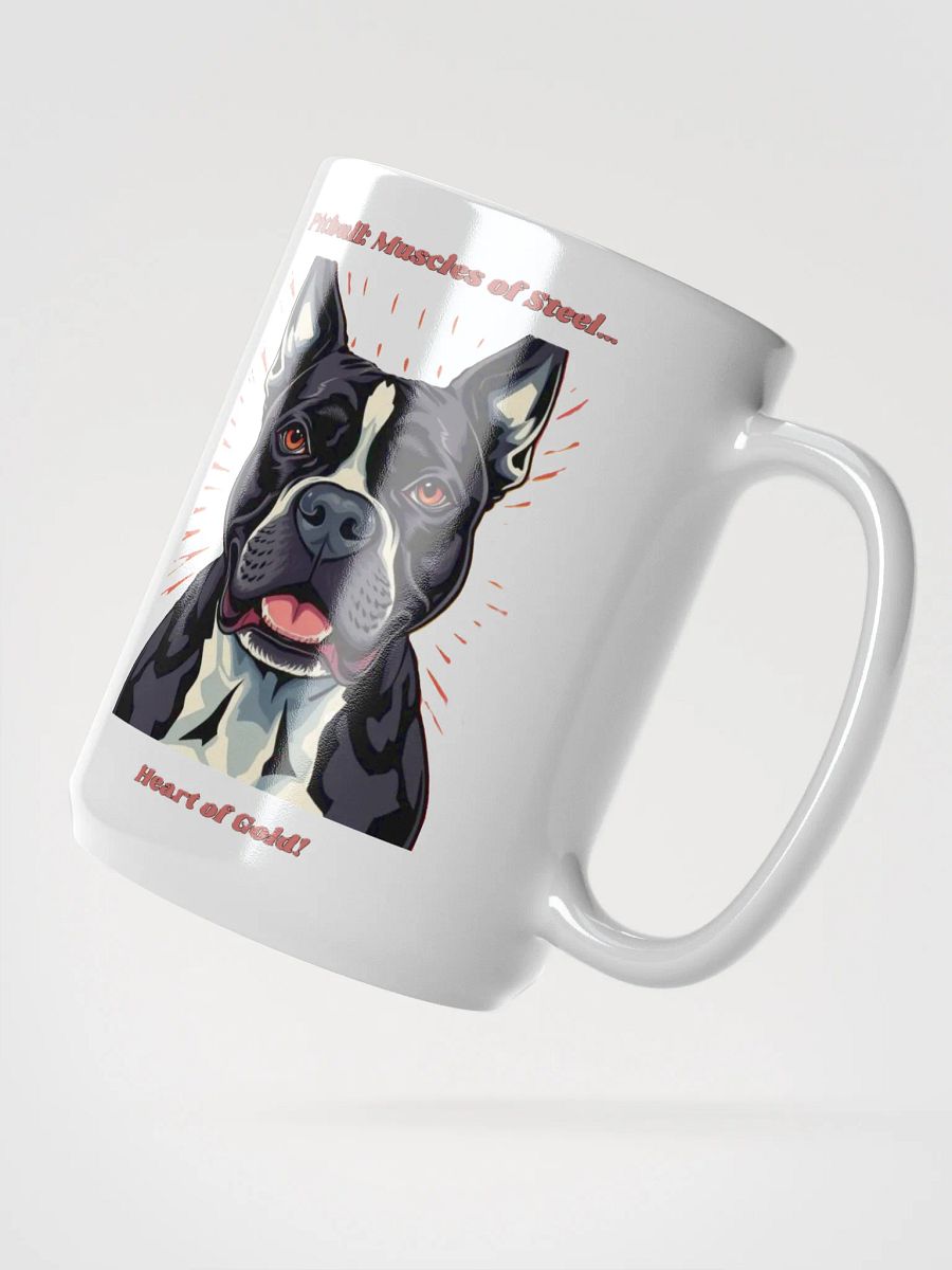 Pitbull Portrait Mug product image (3)