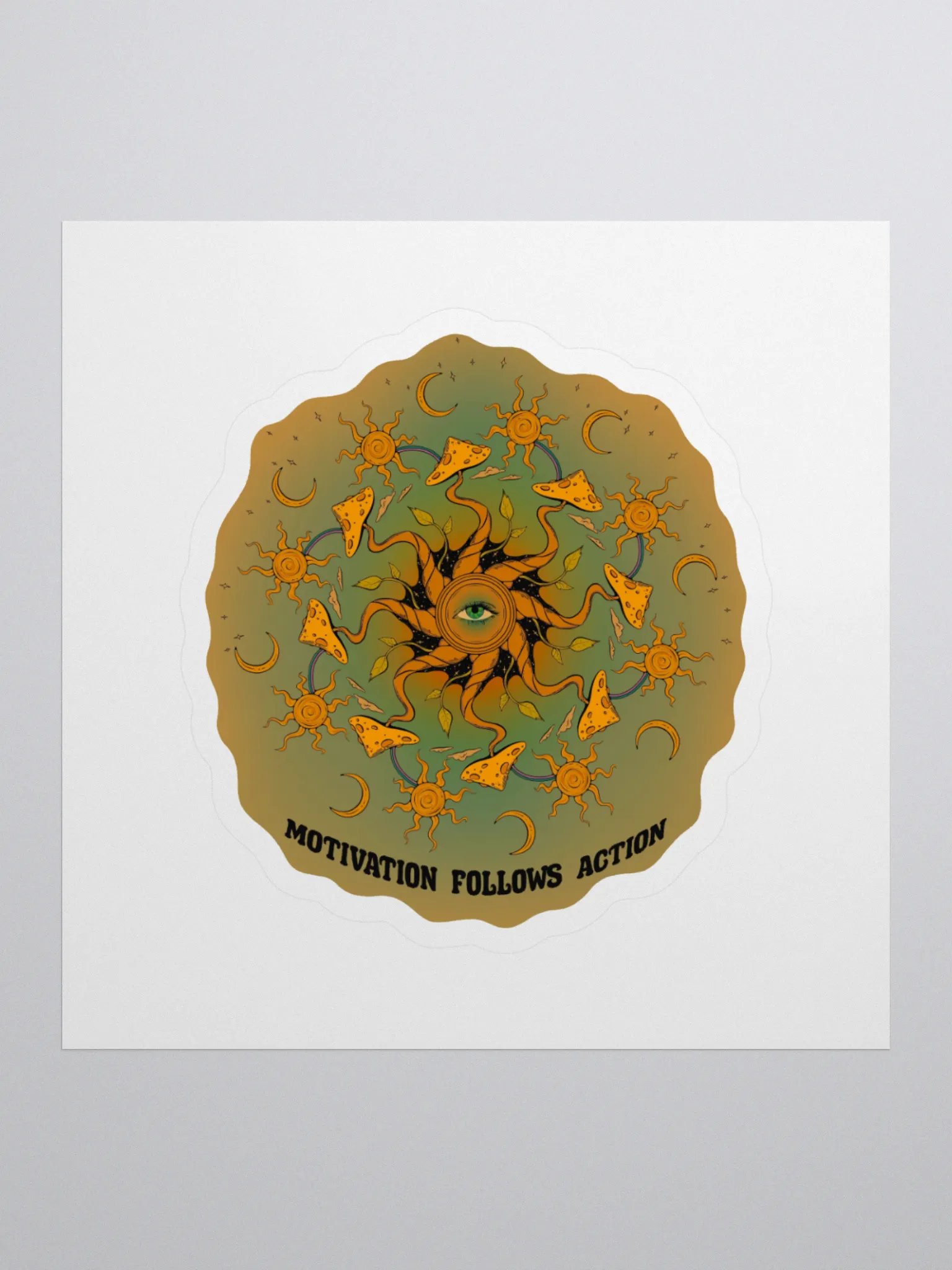 Sticker - Motivation Follows Action product image (1)
