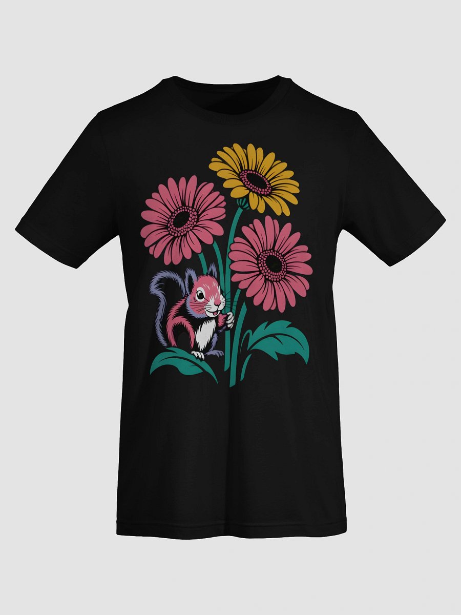 Whimsical Squirrel and Flowers Tee product image (7)