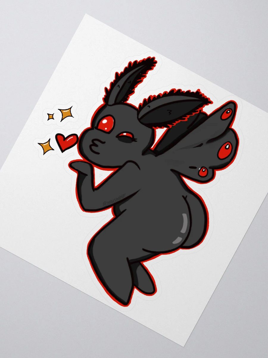 Pinup Mothman Sticker product image (2)