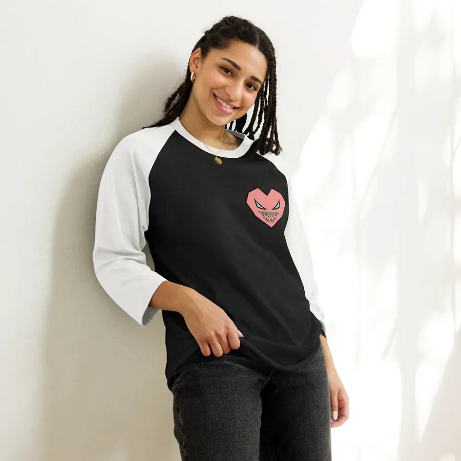 Happy Heart Raglan Shirt product image (10)