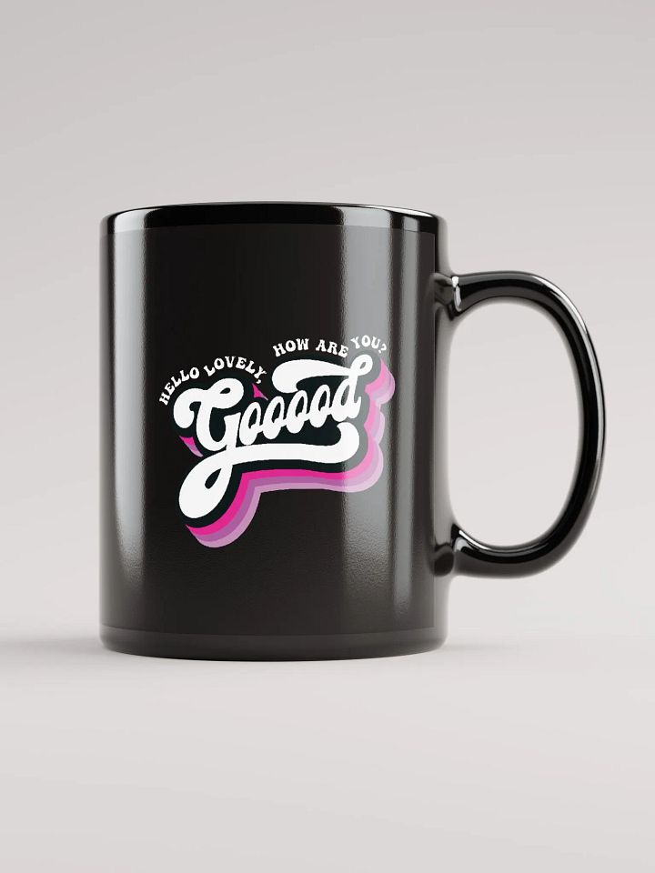Hello Lovely Double Black Mug product image (2)
