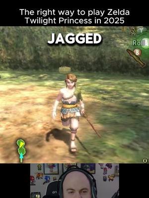 Playing The Legend of Zelda Twilight Princess the right way #gaming #videogames #zelda 