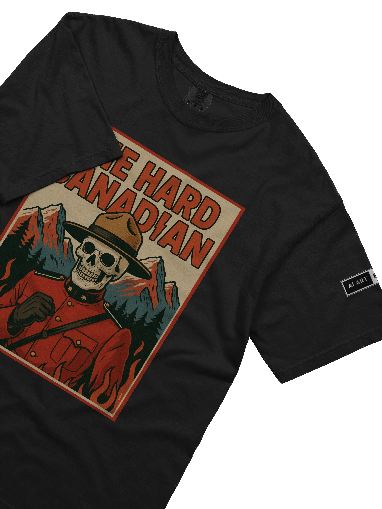 "DIE HARD CANADIAN" 100% cotton T-shirt product image (5)