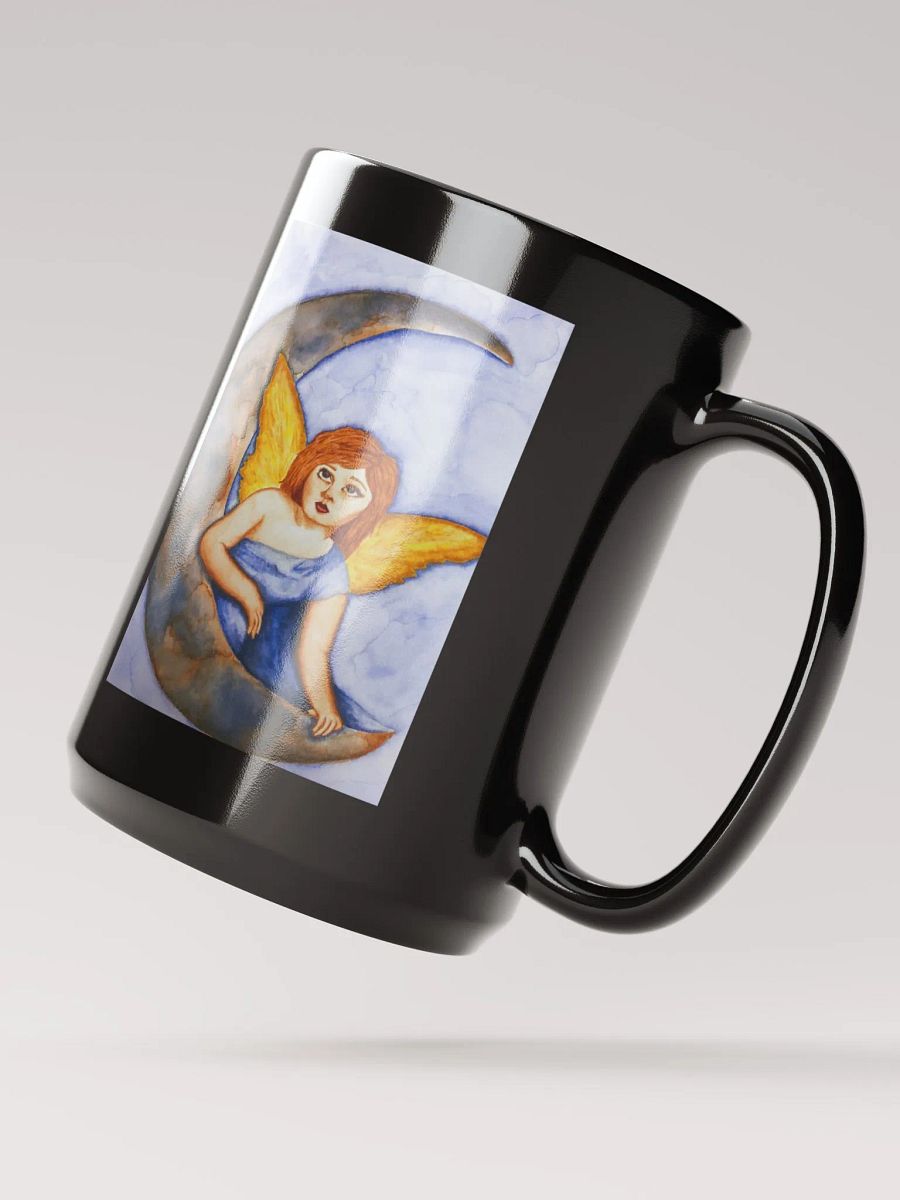 MOONWATCHER black glossy mug product image (3)