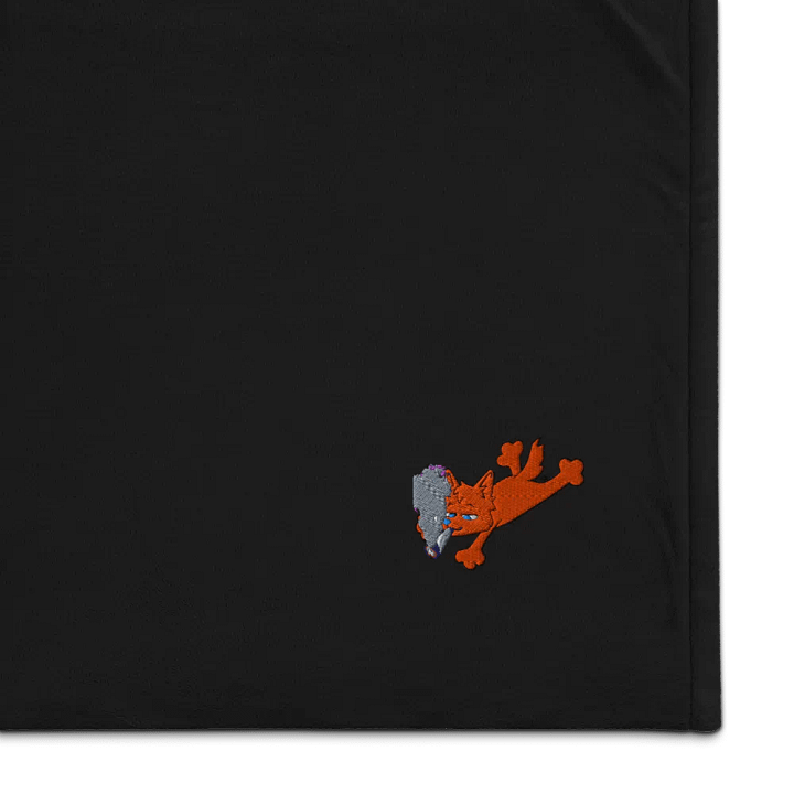 Sherpa Blanket with Smoke Puppy Embroidery product image (1)