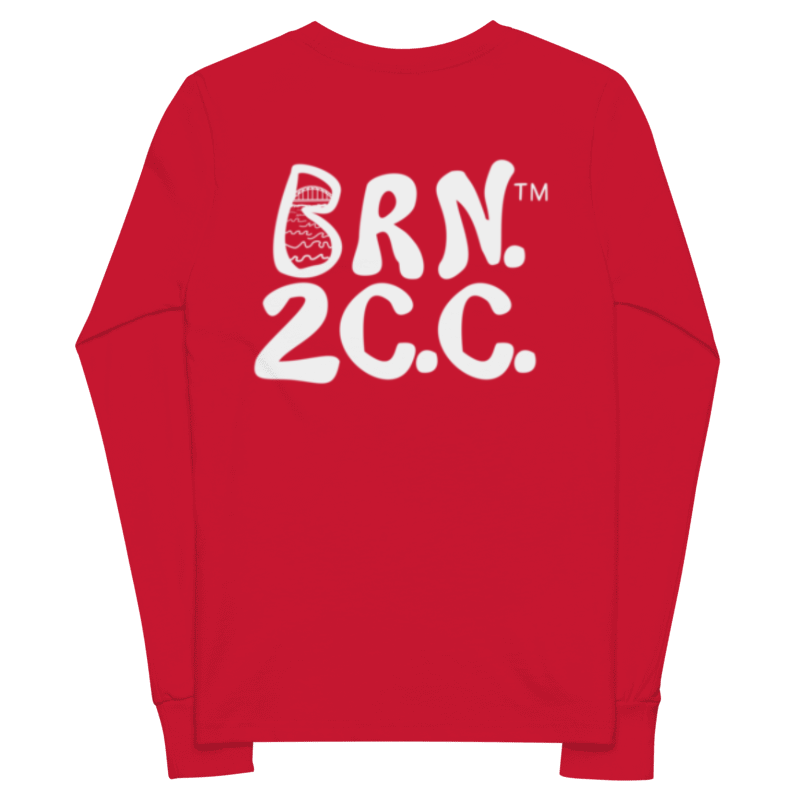 Boys' | BOURNE to Cape Cod™ | Youth Long Sleeve Tee | Coastal Cool for the Next Generation | White Logo product image (2)