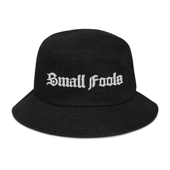 Small Fools Blackletter Embroidered Bucket Hat product image (1)