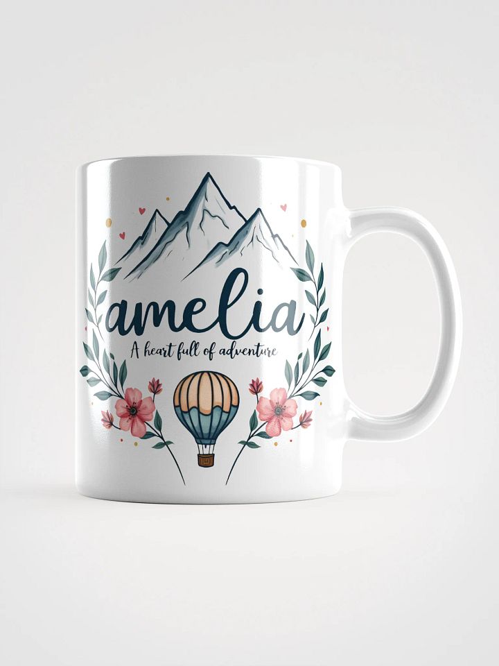 Amelia Mug – A Heart Full of Adventure: Celebrate the Beauty of Personalization product image (1)