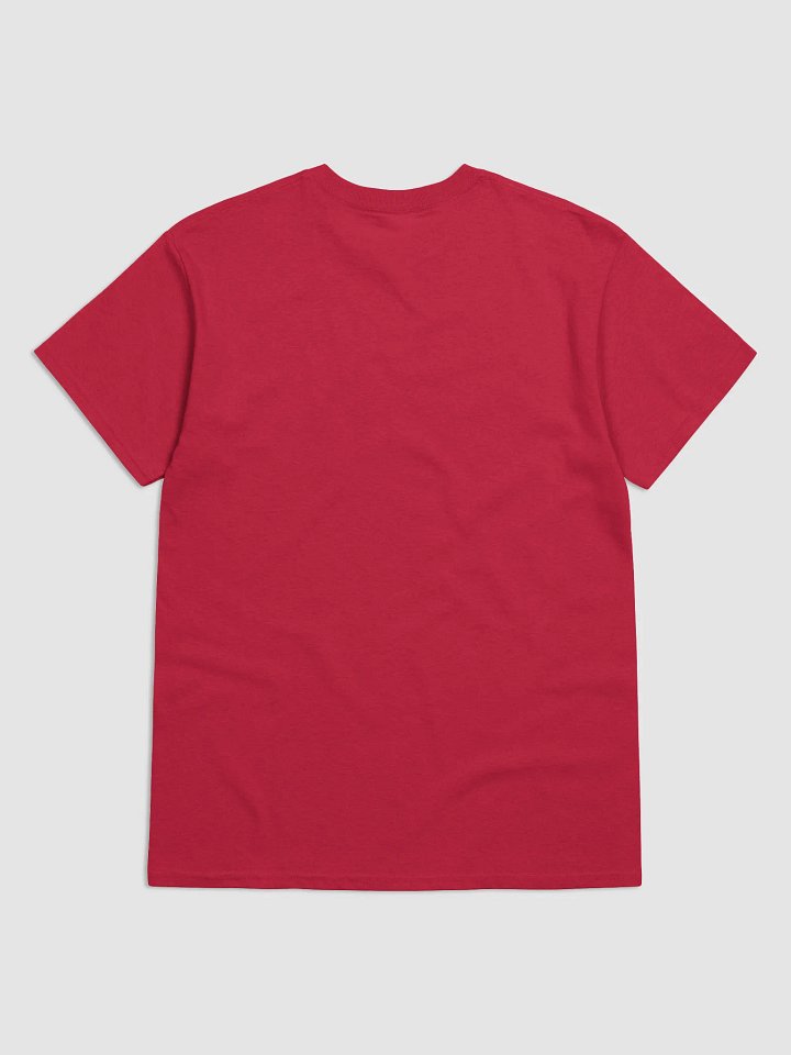 100 Cotton Round Neck Short Sleeved Tshirt Red product image (2)
