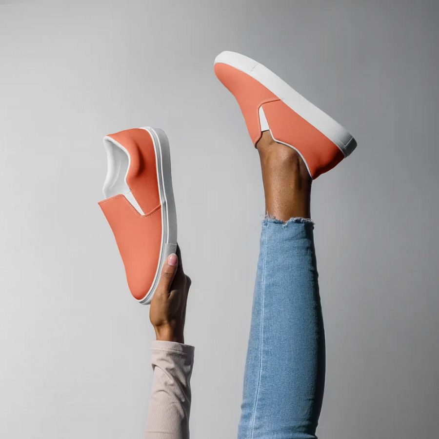 Peach Slip-Ons product image (7)