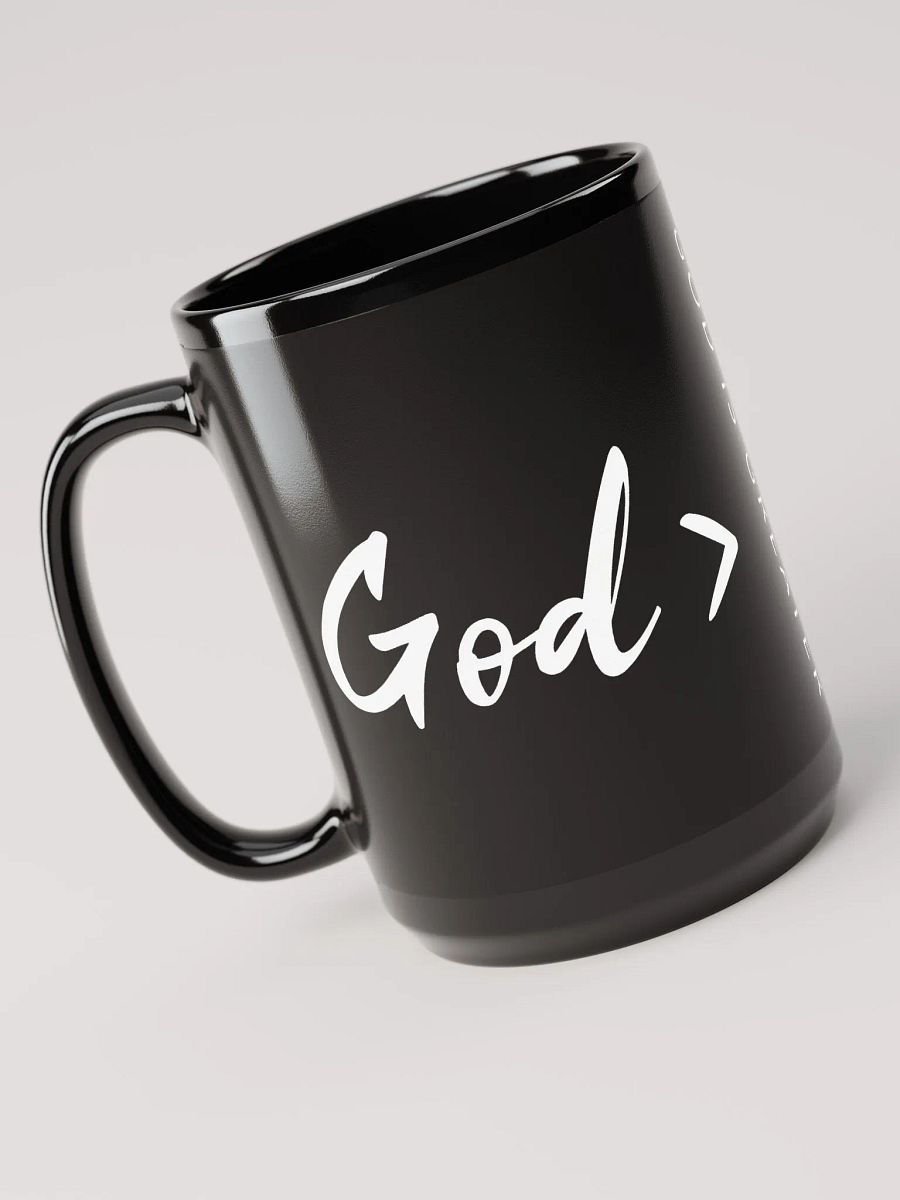 God > WHITE TEXT MUG product image (3)