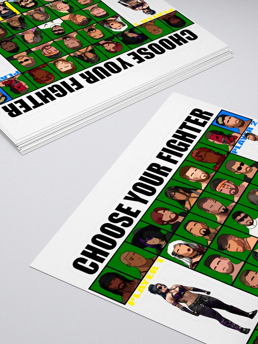 PEPW Choose Your Fighter Corinna x Flynn Sticker product image (4)