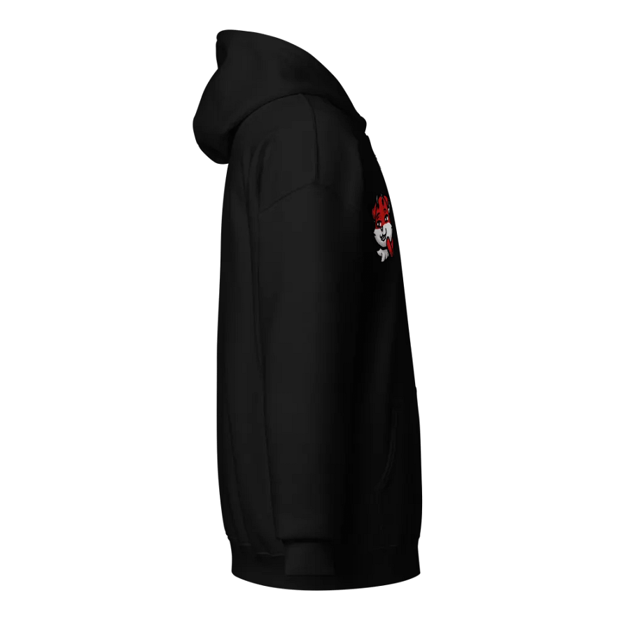 Devil vs. Angel Cartoon Fox Unisex Zip Hoodie product image (10)