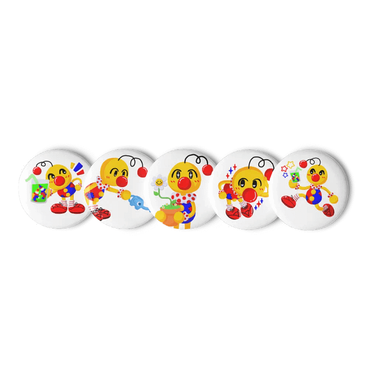 White Boyoyoing Pin Set product image (1)