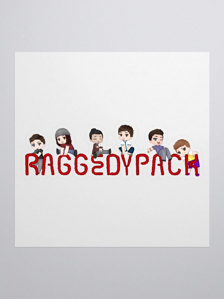 Raggedy Pack Chibi Horizontal Sticker product image (1)