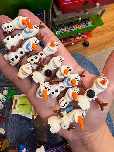 At what point is it too many Olafs? Asking for a frieeeend 

Busily sorting and got sidetracked wondering whether these guys ...