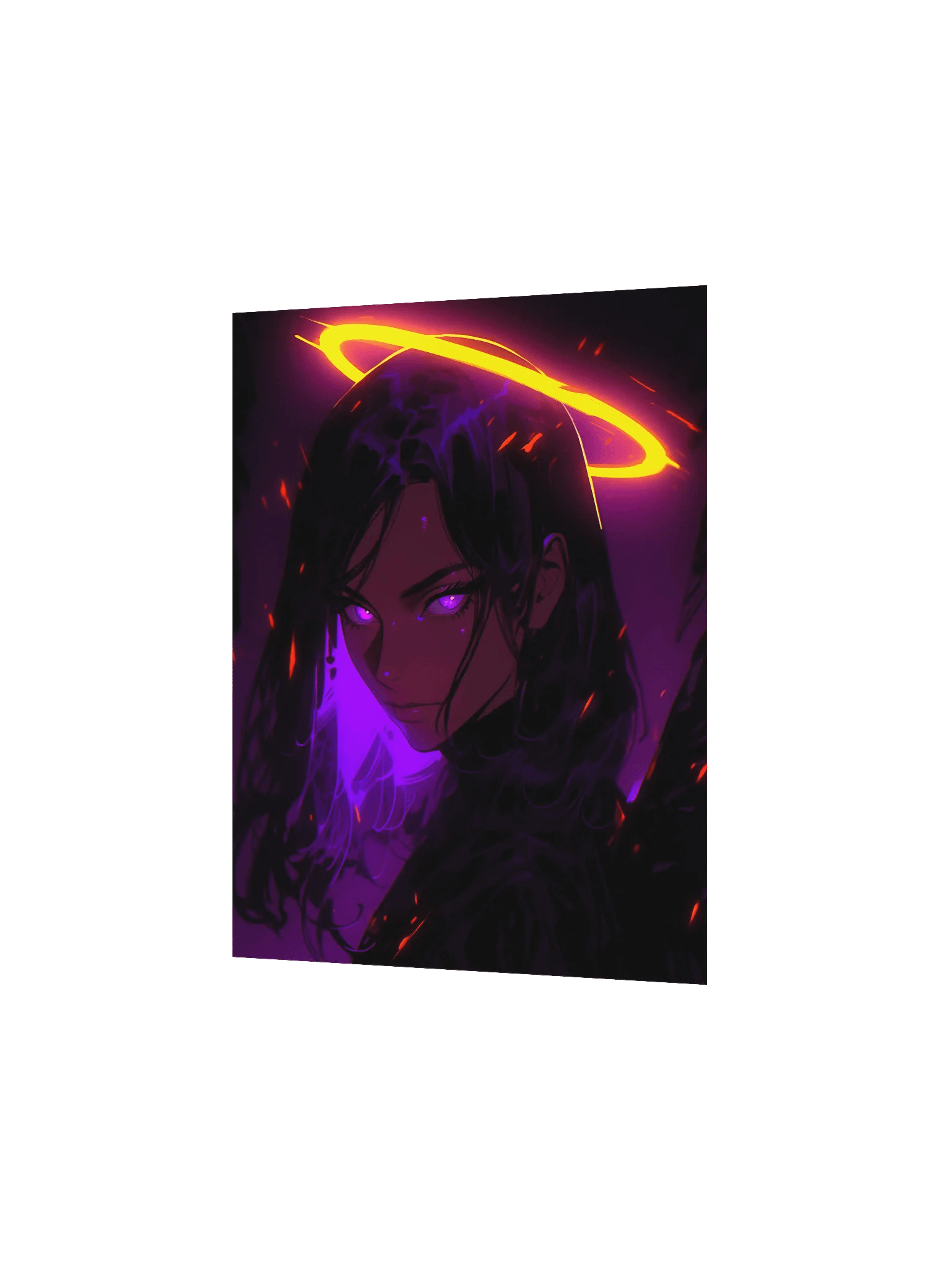 Fallen Angel Ethereal Glow Matte Poster product image (12)